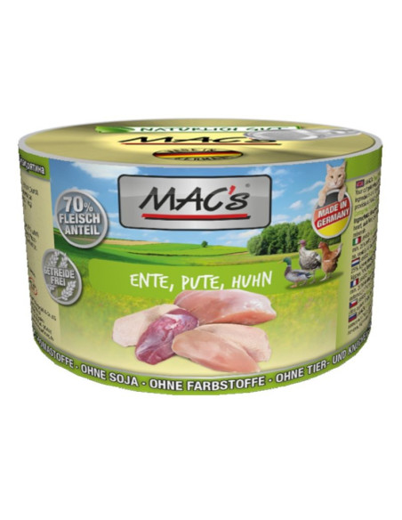 MAC's Cat Kaczka, indyk i kurczak 200g