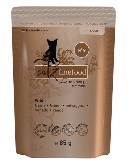 Catz Finefood Classic N.09 Dziczyzna 85g